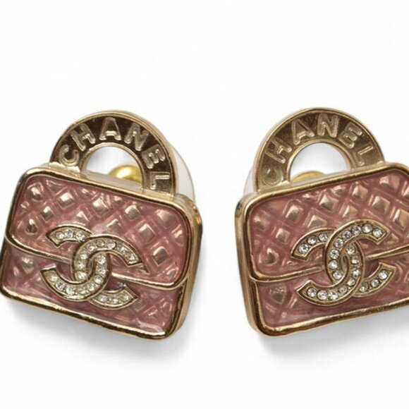 CHANEL Gold Earrings - Picture 1 of 7